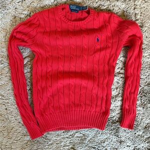 Women’s Ralph Lauren crewneck sweater red
